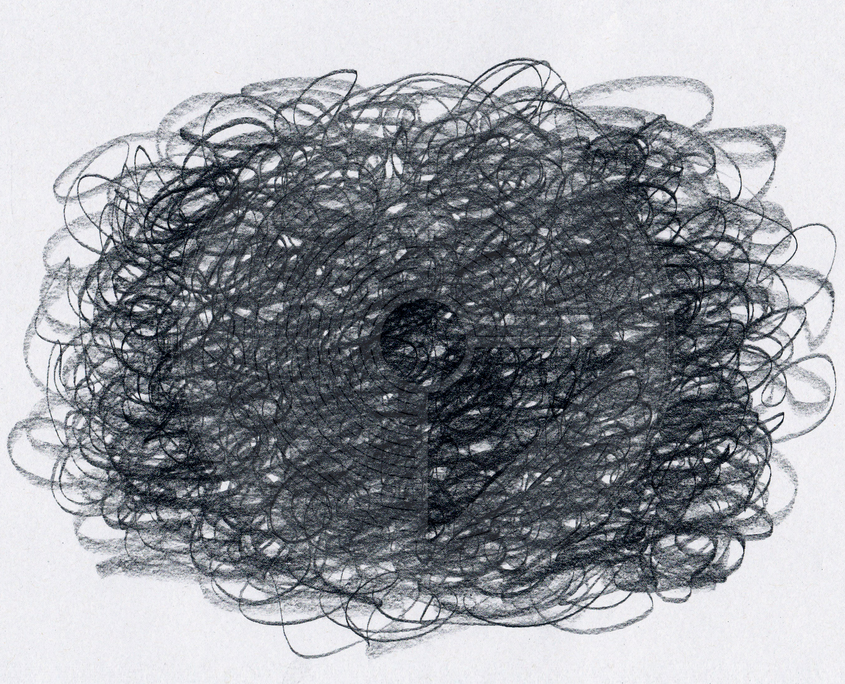 Fig. 5.7.03: The Buzzing Absolute (2016), illustrating the high-frequency energetic mass of the Impersonal Logos and the kinetic acceleration of the biological vessel.