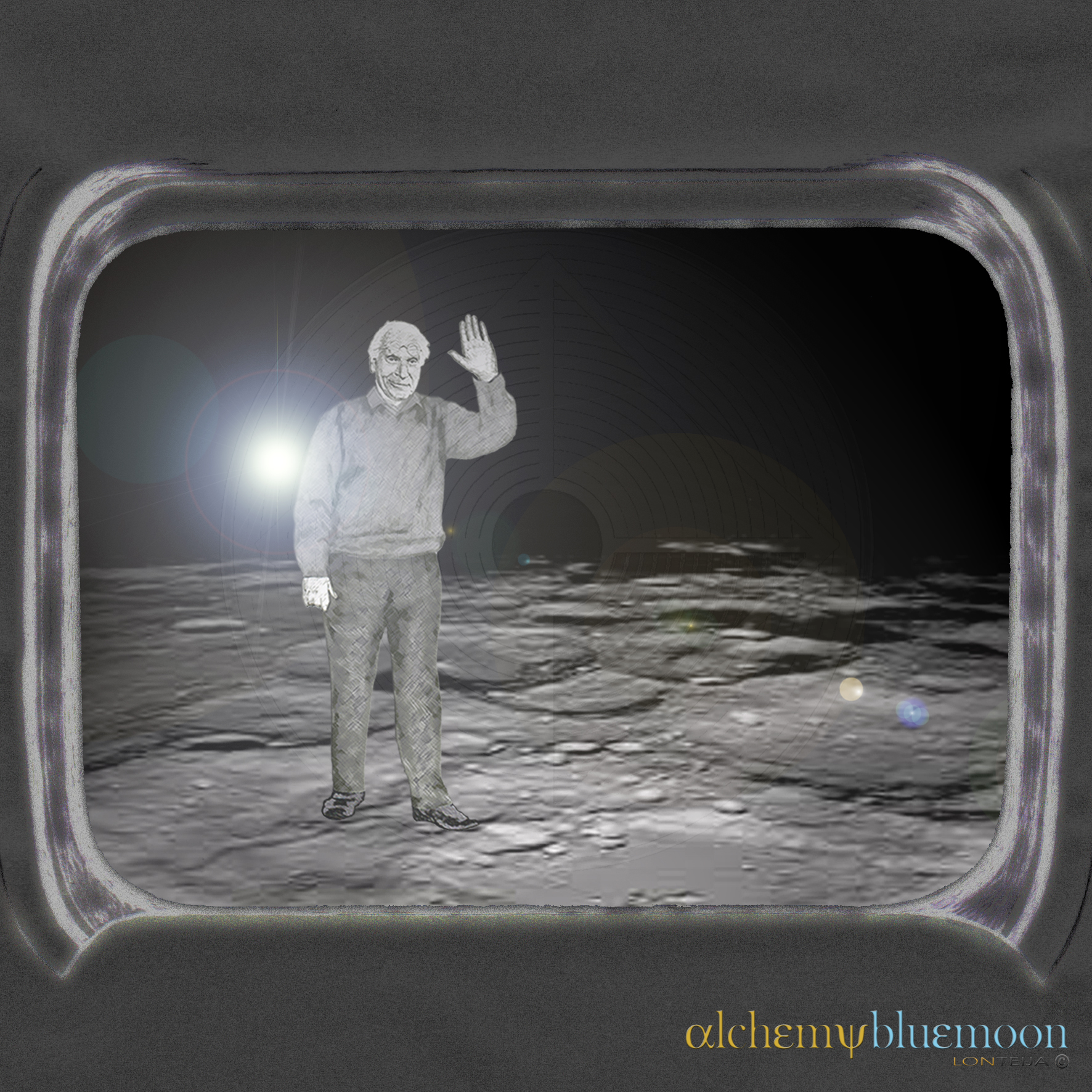 Fig. 5.6.11: A Greeting from the Moon (2016), representing the departure from the symbolic psyche and the transition into the structural intelligence of the Impersonal Logos.