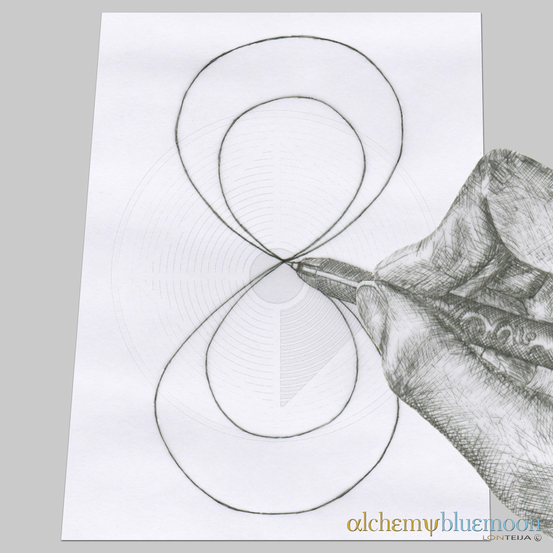 Fig. 5.6.07: The Eternal Pulse (2016), representing the Rhythmic Fixatio and the somatic integration of infinite laws into a single, synchronised pulse.