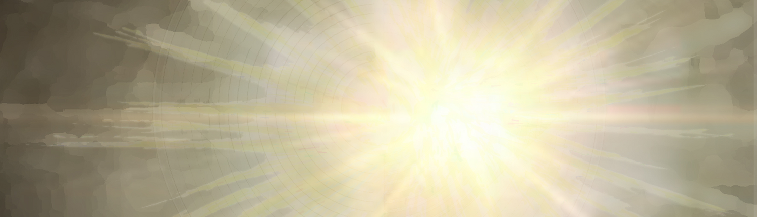 Fig. 5.6.01: The Quintessential Point (2015), representing Calcinatio and the final distillation of fire into a single fixed point of blinding light.