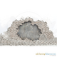 Fig. 2.0.02: The Facade Demolition (2013). Alchemical illustration of a brick wall being torn down to reveal a smooth grey stone backing.