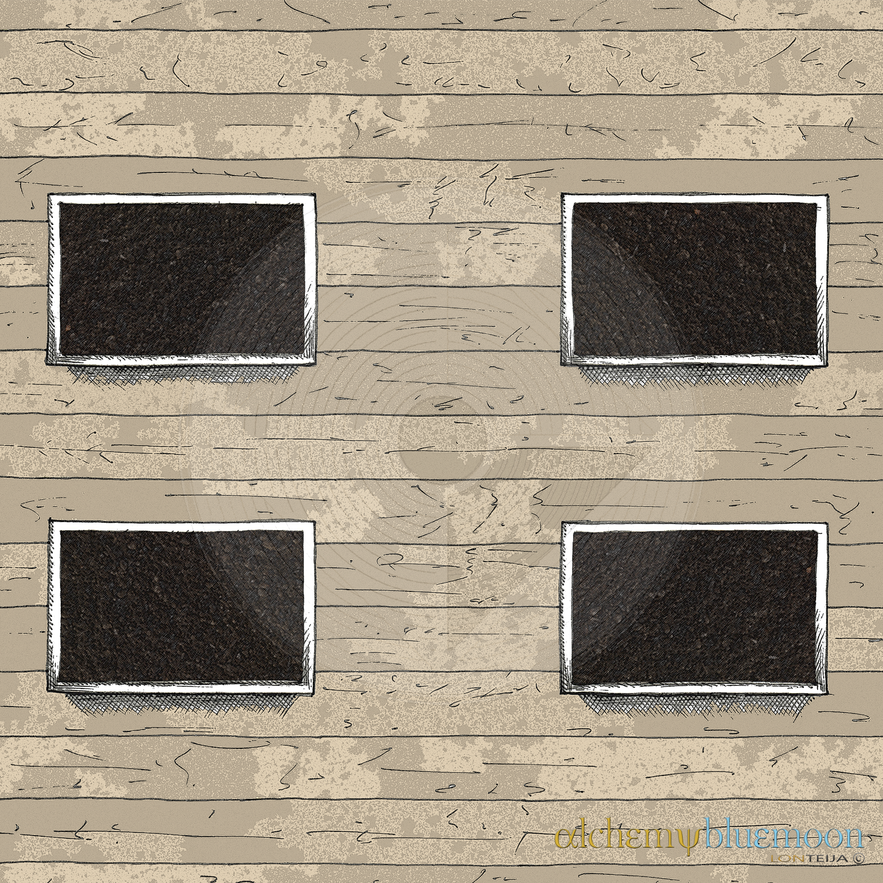 Fig. 4.0.05: The Ground of the Work (2015), representing the structural foundation of the rubedo where purified earth is stabilised into a functional somatic grid.