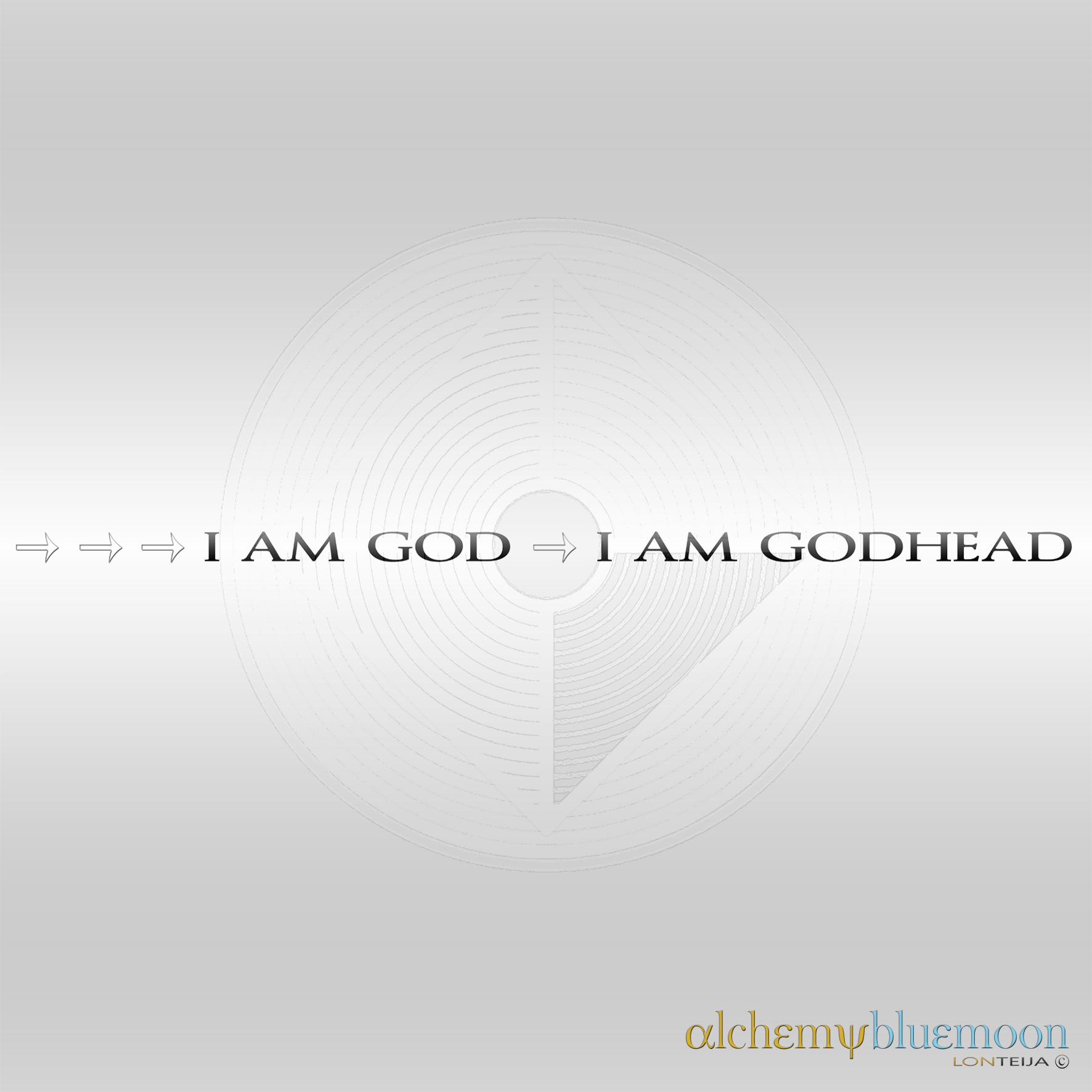 Fig. 5.6.15: The Threshold of the Godhead (2016), representing the transition from psychological realization to a naked spark of being within the Impersonal Logos.