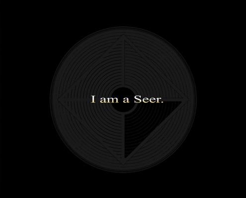 Fig. 6.1.01: The Eye of the Seer (2017), representing the Termination of Karma and the transition into the unconditioned, spontaneous presence of the True Stone.