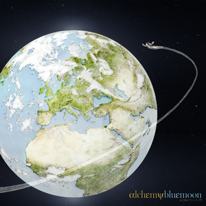 Fig. 5.2.03: The Orbital Threshold (2015). Representing Circulatio, where high-speed movement around the Earth refines the soul before its final surrender to the Void.