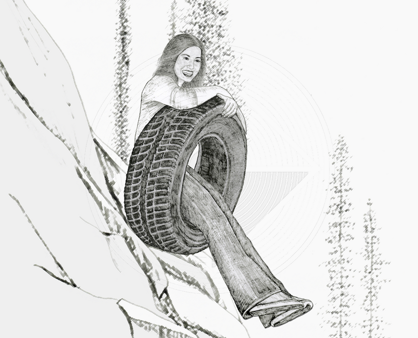 Fig. 5.7.22: The Great Descent (2016), representing the Irreversible Return and the Somatic Slide of the Impersonal Logos into grounded habitation.