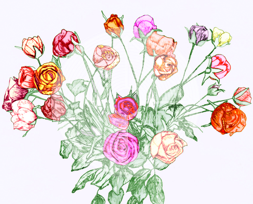 Fig. 6.0.03: The Fragrance of Reality (2016), illustrating the Somatic Multiplicatio and the final release of the True Stone's power into the material world.