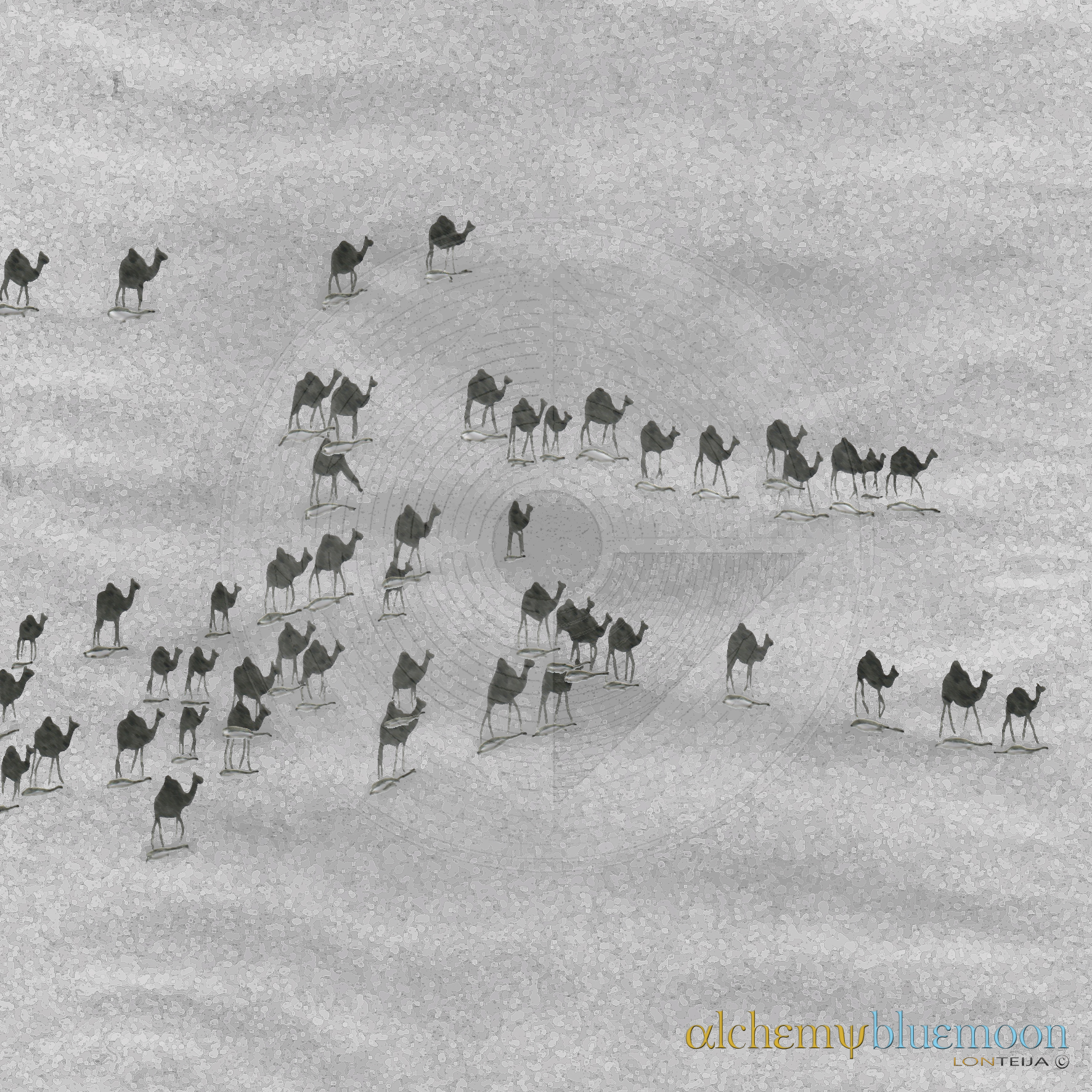 Fig. 5.6.05: Songlines of the Absolute (2016), illustrating the Ontological Inversion where personal history is recognized as a secondary shadow to the soul’s luminous frequency.