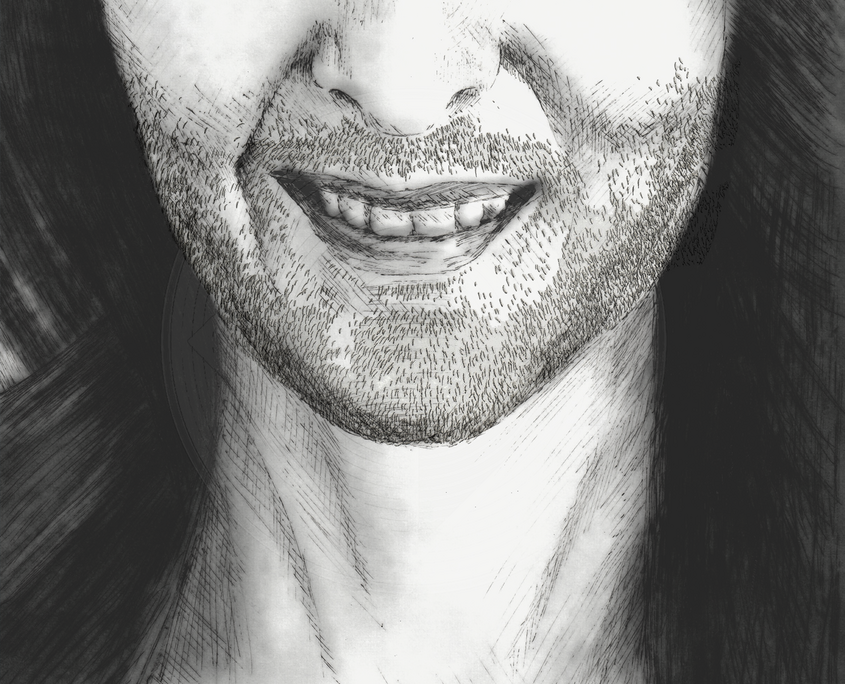 Fig. 2.0.02: The Androgynous Threshold (2013). Representing Coagulatio and the Coincidentia Oppositorum, where feminine nurturing and masculine strength merge.