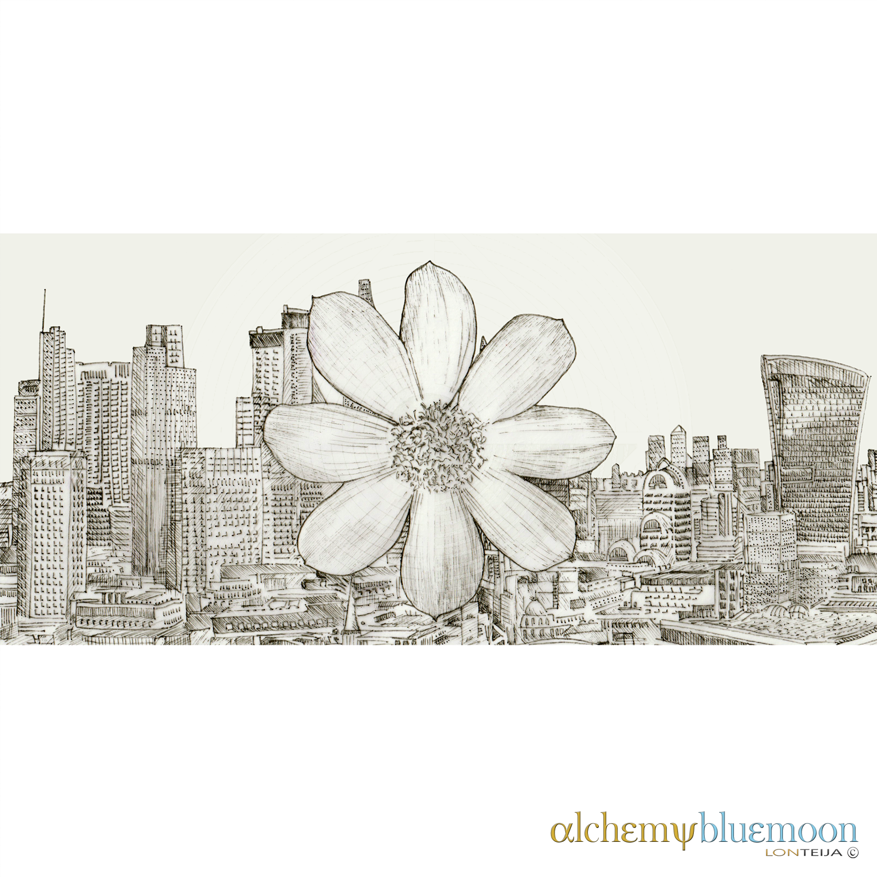 Fig. 5.1.06: The Urban Bloom (2015), illustrating the Macro-Environmental Anointing of the city and the realisation of viriditas within the urban landscape.